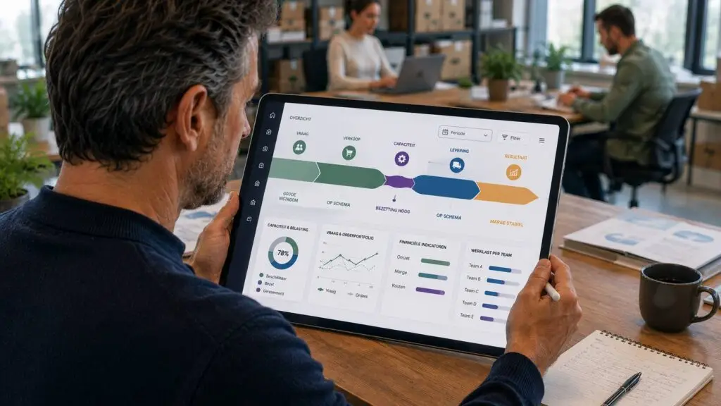 Groeistrategie MKB bepalen door knelpunten in vraag, capaciteit, marge en uitvoering te analyseren